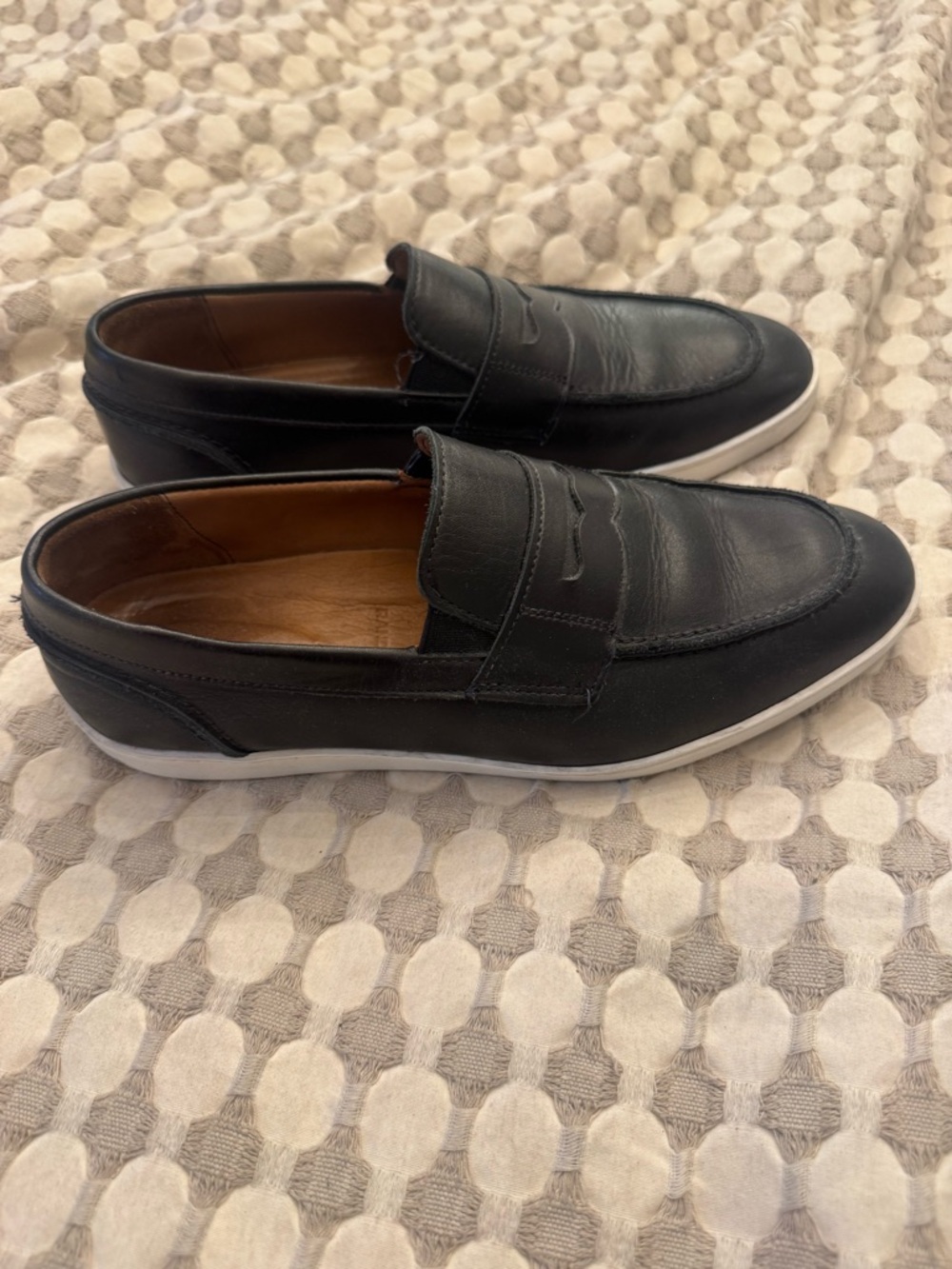 Men's Allen Edmonds Randolph Black Leather Slip-On Loafers